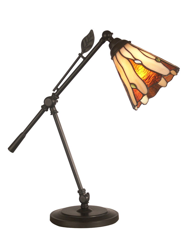 Amantha Leaf Tiffany Desk Lamp