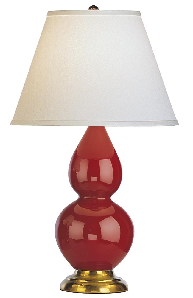 Oxblood Small Double Gourd Accent Lamp