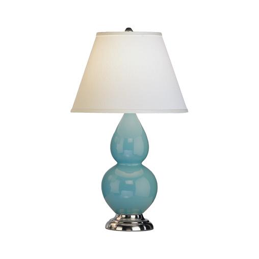 Egg Blue Small Double Gourd Accent Lamp