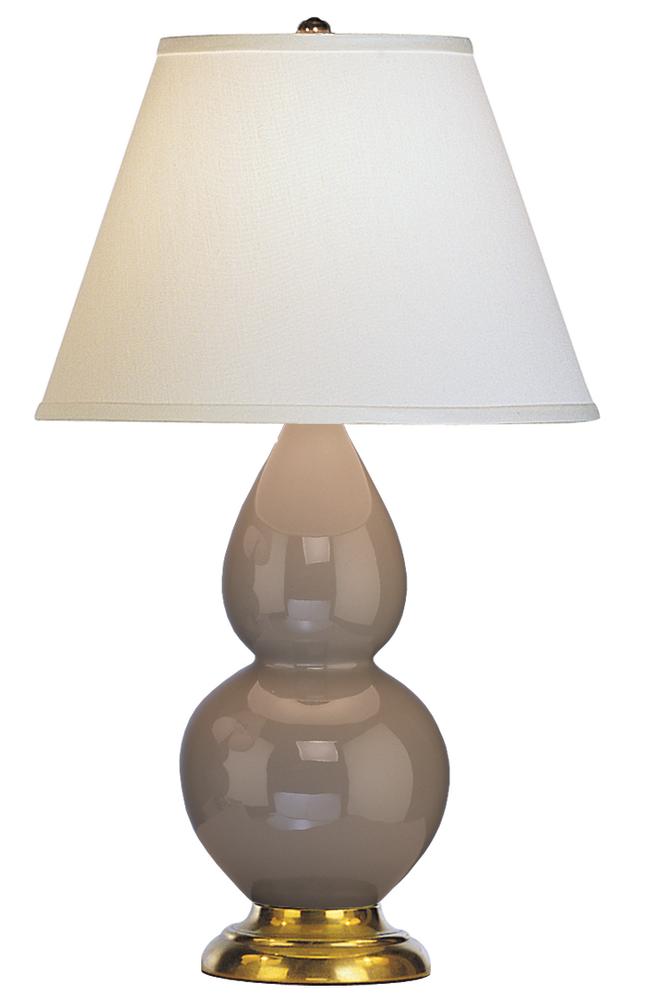 Smokey Taupe Small Double Gourd Accent Lamp