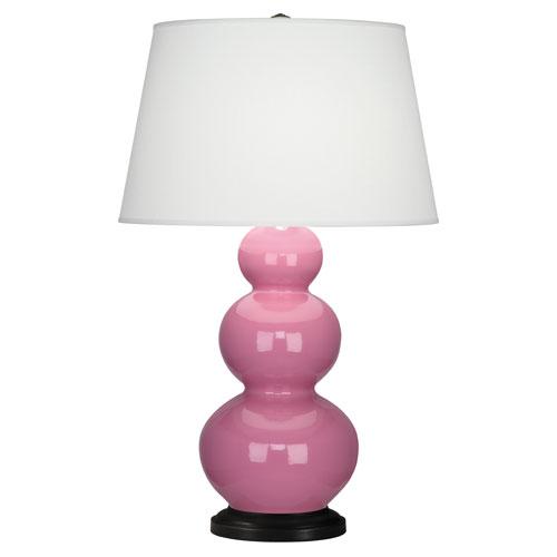 Schiaparelli Pink Triple Gourd Table Lamp