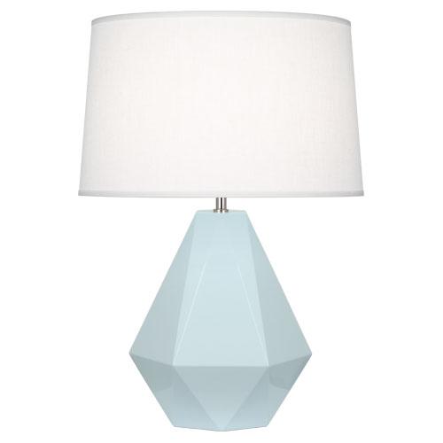 Baby Blue Delta Table Lamp