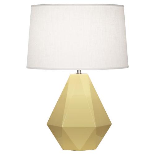 Butter Delta Table Lamp