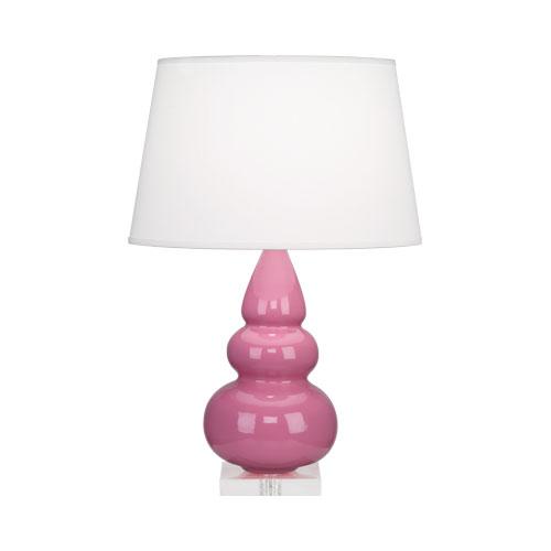 Schiaparelli Pink Small Triple Gourd Accent Lamp