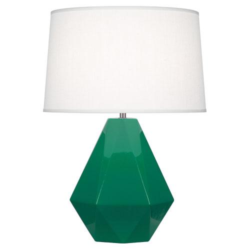 Emerald Delta Table Lamp