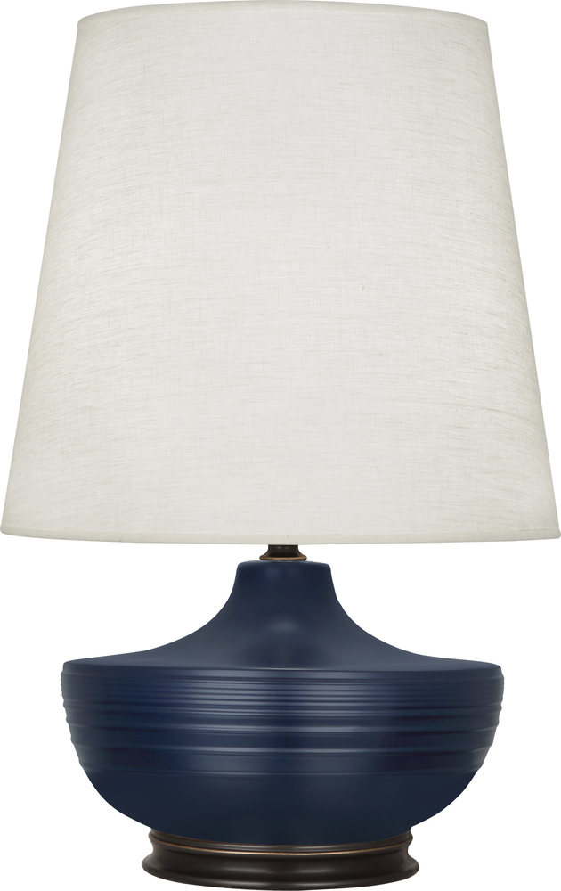 Matte Midnight Blue Michael Berman Nolan Table Lamp