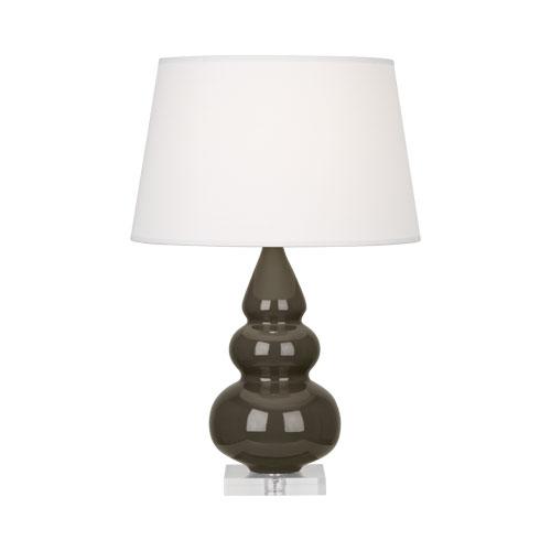 Brown Tea Small Triple Gourd Accent Lamp