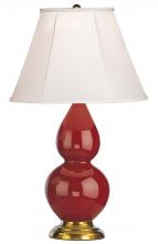 Robert Abbey 1687 - Oxblood Small Double Gourd Accent Lamp