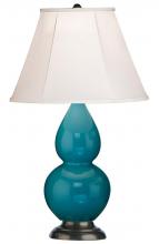 Robert Abbey 1772 - Peacock Small Double Gourd Accent Lamp