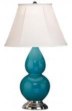Robert Abbey 1773 - Peacock Small Double Gourd Accent Lamp