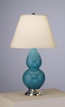 Robert Abbey 1773X - Peacock Small Double Gourd Accent Lamp