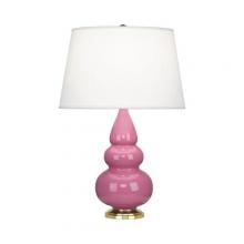 Robert Abbey 248X - Schiaparelli Pink Small Triple Gourd Accent Lamp