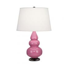 Robert Abbey 268X - Schiaparelli Pink Small Triple Gourd Accent Lamp