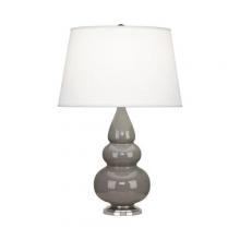 Robert Abbey 289X - Smokey Taupe Small Triple Gourd Accent Lamp