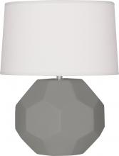 Robert Abbey MST01 - Matte Smoky Taupe Franklin Table Lamp