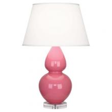 Robert Abbey A609X - Schiaparelli Pink Double Gourd Table Lamp