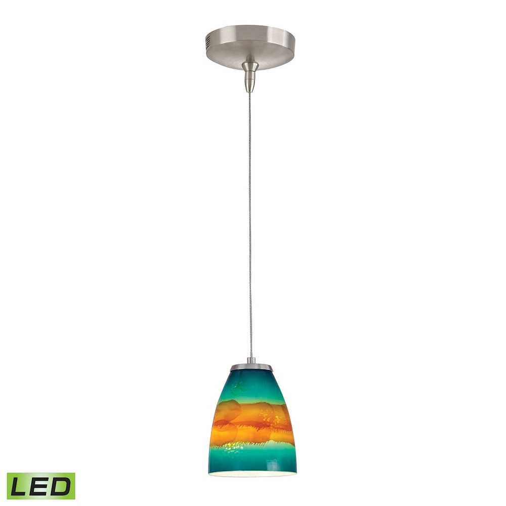 Low Voltage 1-Light Mini Pendant in Brushed Nickel