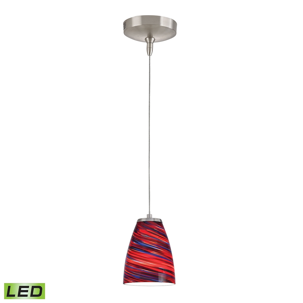 Low Voltage 1-Light Mini Pendant in Brushed Nickel