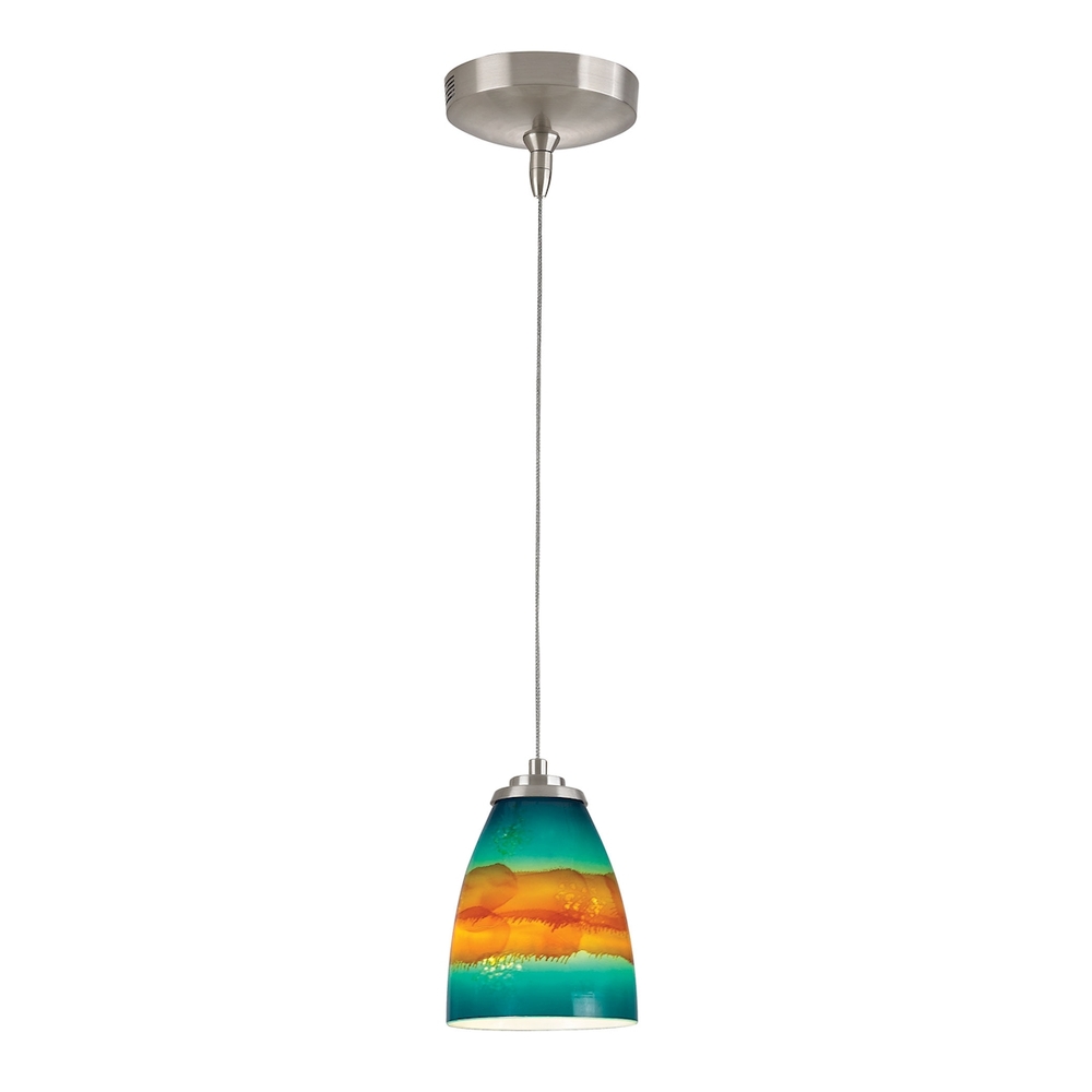 Low Voltage 1-Light Mini Pendant in Brushed Nickel