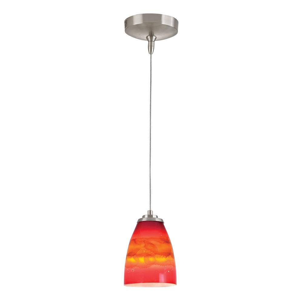 Low Voltage 1-Light Mini Pendant in Brushed Nickel