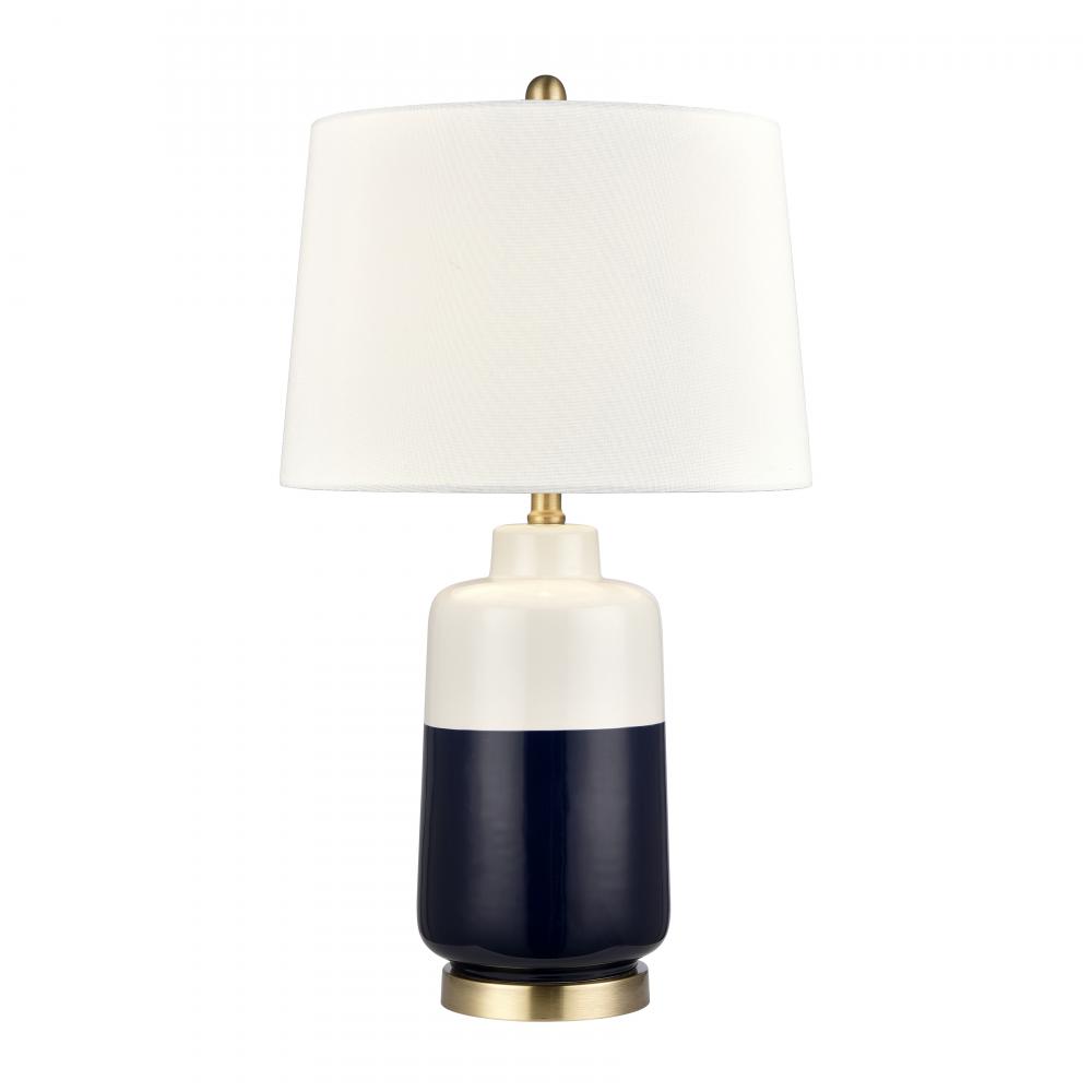 Shotton 27'' High 1-Light Table Lamp - Navy