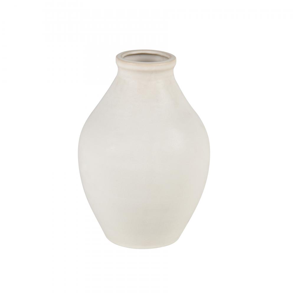 Faye Vase - Small White (2 pack)