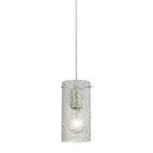 ELK Home Plus 10242/1CL - Ice Fragments 1-Light Mini Pendant in Satin Nickel with Clear Glass