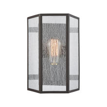 ELK Home Plus 10350/1 - Spencer 1-Light Sconce in Oil Rubbed Bronze with Translucent Organza PVC Shade