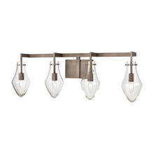 ELK Home Plus 12294/4 - Culmination 4-Light Vanity Light in Weathered Zinc with Clear Glass