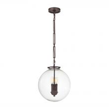 ELK Home Plus 16372/3 - Gramercy 3-Light Pendant in Oil Rubbed Bronze with Clear Glass