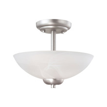 ELK Home Plus 190067117 - Thomas - Tia 11.75'' Wide 2-Light Semi Flush Mount - Matte Nickel