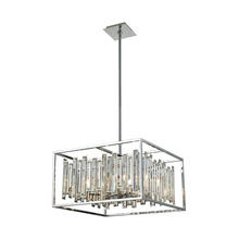 ELK Home Plus 33243/6 - Rivona 6-Light Chandelier in Polished Chrome with Clear Crystal