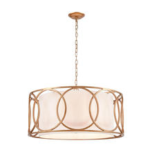 ELK Home Plus 33426/6 - Ringlets 6-Light chandelier in  Matte Gold