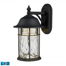 ELK Home Plus 42260/1 - Lapuente 1-Light Outdoor Wall Lamp in Matte Black - Integrated LED