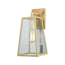 ELK Home Plus 45099/1 - Meditterano 1-Light Outdoor Wall Lamp in Birchwood