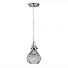 ELK Home Plus 46014/1 - Danica 1-Light Mini Pendant in Polished Chrome with Clear Glass