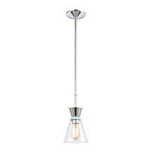 ELK Home Plus 46463/1 - Modley 1-Light Mini Pendant in Polished Chrome with Clear Glass
