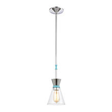 ELK Home Plus 46473/1 - Modley 1-Light Mini Pendant in Polished Chrome with Clear Glass
