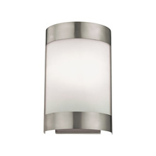 ELK Home Plus 5181WS/20 - 1-Light Wall Sconce in Brushed Nickel with White Glass