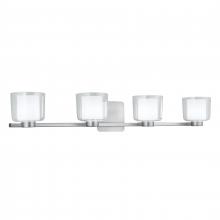 ELK Home Plus 5334-BN-CL - Alexus 34'' Wide 4-Light Vanity Light - Brushed Nickel