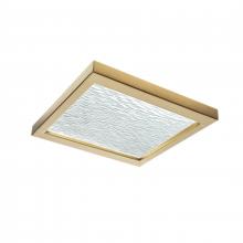 ELK Home Plus 5391-SB-WV - For-Square 12'' Wide Integrated LED Flush Mount - Satin Brass