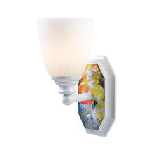 ELK Home Plus 60090-1 - Kidshine 1-Light Sconce in Space in White
