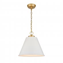 ELK Home Plus 68174/1 - Vellus 14'' Wide 1-Light Pendant - Matte White