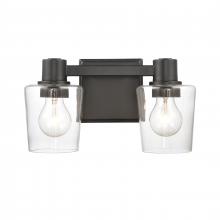 ELK Home Plus 81641/2 - Celia 12'' Wide 2-Light Vanity Light - Matte Black