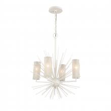 ELK Home Plus 82086/4 - Sea Urchin 20'' Wide 4-Light Chandelier - White Coral