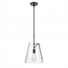 ELK Home Plus 82156/1 - Trustle 11'' Wide 1-Light Pendant - Matte Black