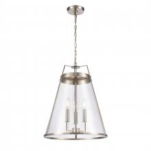 ELK Home Plus 82265/3 - Judy 16'' Wide 3-Light Pendant - Satin Nickel