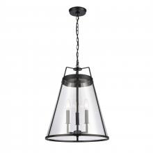 ELK Home Plus 82275/3 - Judy 16'' Wide 3-Light Pendant - Matte Black