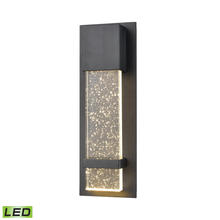 ELK Home Plus 87110/LED - Emode Sconce in Matte Black with Seeded Crystal - Integrated LED