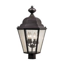 ELK Home Plus 8903EP/75 - Thomas - Cotswold 18'' High 4-Light Outdoor Post Light - Oil Rubbed Bronze